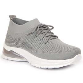 Női sportcipő szürke zokni Potocki