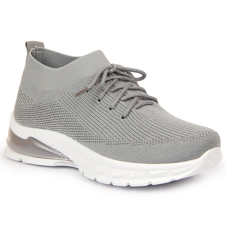 Női sportcipő szürke zokni Potocki