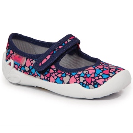 Lányok balerina papucsok szívében Befado rózsaszín