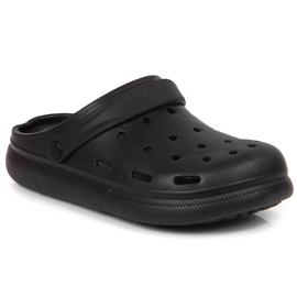 Fekete Atletico fekete hab papucs