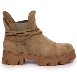 Női fekete Jodhpur csizma, bézs, Filippo