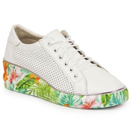 Női bőrcipő fehér Artiker éken Női bőrcipő fehér Artiker éken