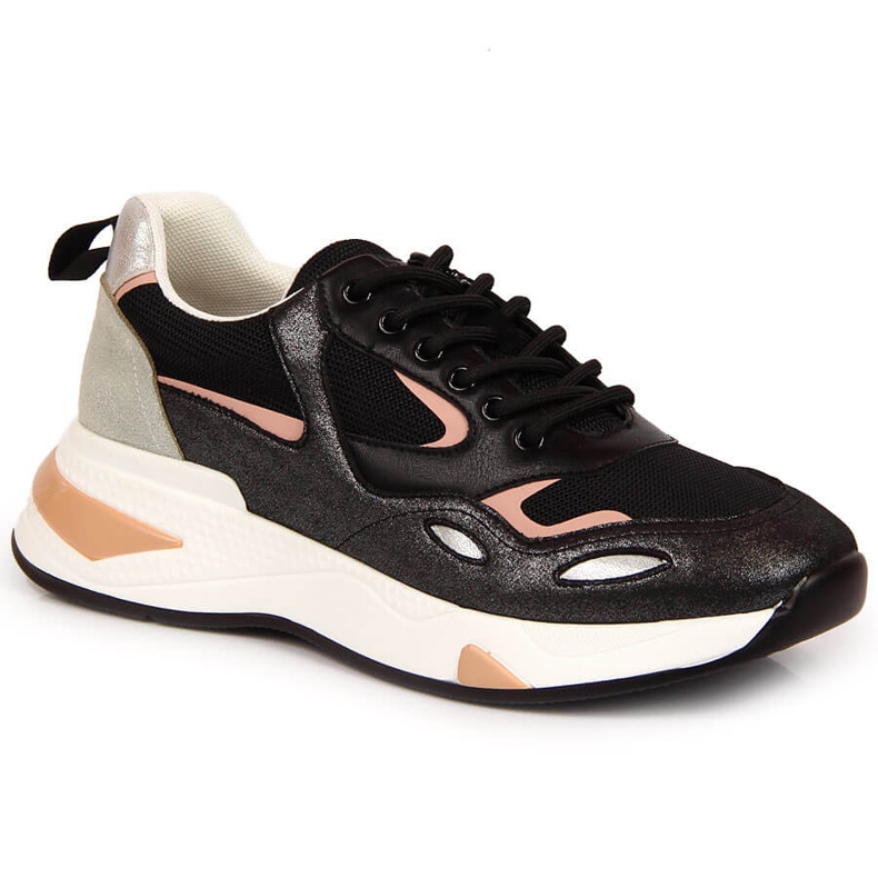 Fekete Vinceza női sportcipő sokszínű