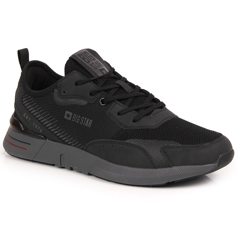 Black Big Star férfi alkalmi cipő JJ174292 fekete