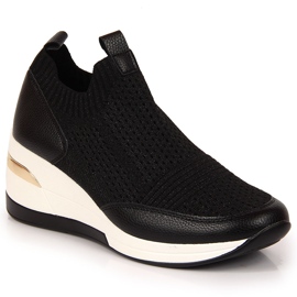 Artiker fekete női tornacipő