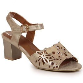 Női szandál az aranyoszlopon Jezzi aranysárga Női szandál az aranyoszlopon Jezzi aranysárga