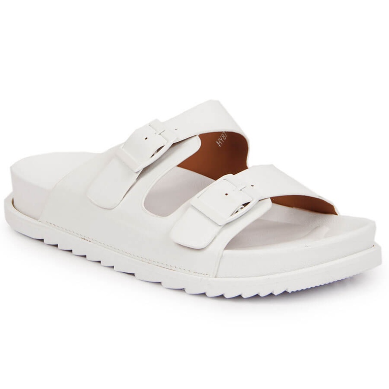 S.Barski Női gumipapucs csatos fehér S. Barski