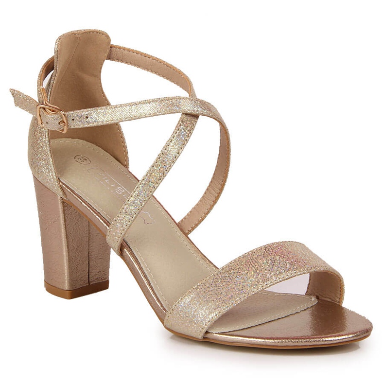 Arany Filippo női szandál a poszton aranysárga