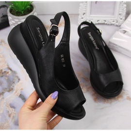 Női fekete szandál éken Sergio Leone Női fekete szandál éken Sergio Leone