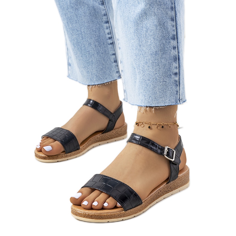 Speier fekete női szandál