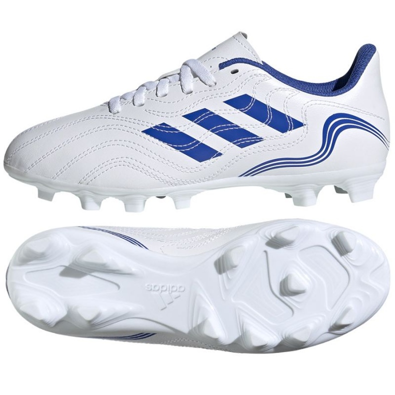 Adidas Copa Sense.4 FxG Jr GW7400 futballcipő fehér