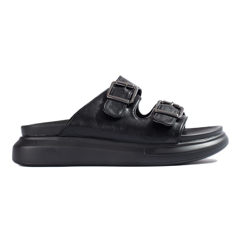 LA.FI Papucs csatokkal fekete