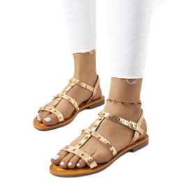 Somerset rózsaszín metál szandál aranysárga