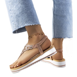 Rózsaszín Ahola platformszandál Rózsaszín Ahola platformszandál