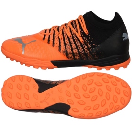 Puma Future 1.3 Pro Cage M 106754 01 futballcipő sokszínű narancs és vörös Puma Future 1.3 Pro Cage M 106754 01 futballcipő sokszínű narancs és vörös