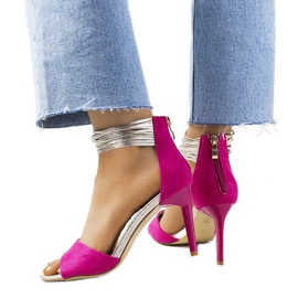 Pink Vasquez magassarkú szandál rózsaszín