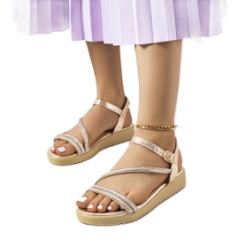 Ray arany színű női szandál aranysárga