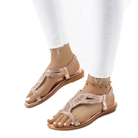 Rózsaszín metál Mikayla szandál aranysárga Rózsaszín metál Mikayla szandál aranysárga