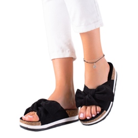 Marquiz Papucs a platformon, íjjal fekete Marquiz Papucs a platformon, íjjal fekete