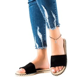 Cm Paris Alkalmi fekete papucs