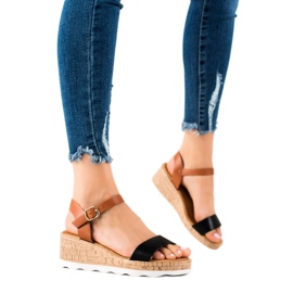 Cm Paris Klasszikus ék szandál barna fekete