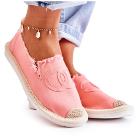 PS1 Klasszikus női espadrillák Coral Flaure rózsaszín