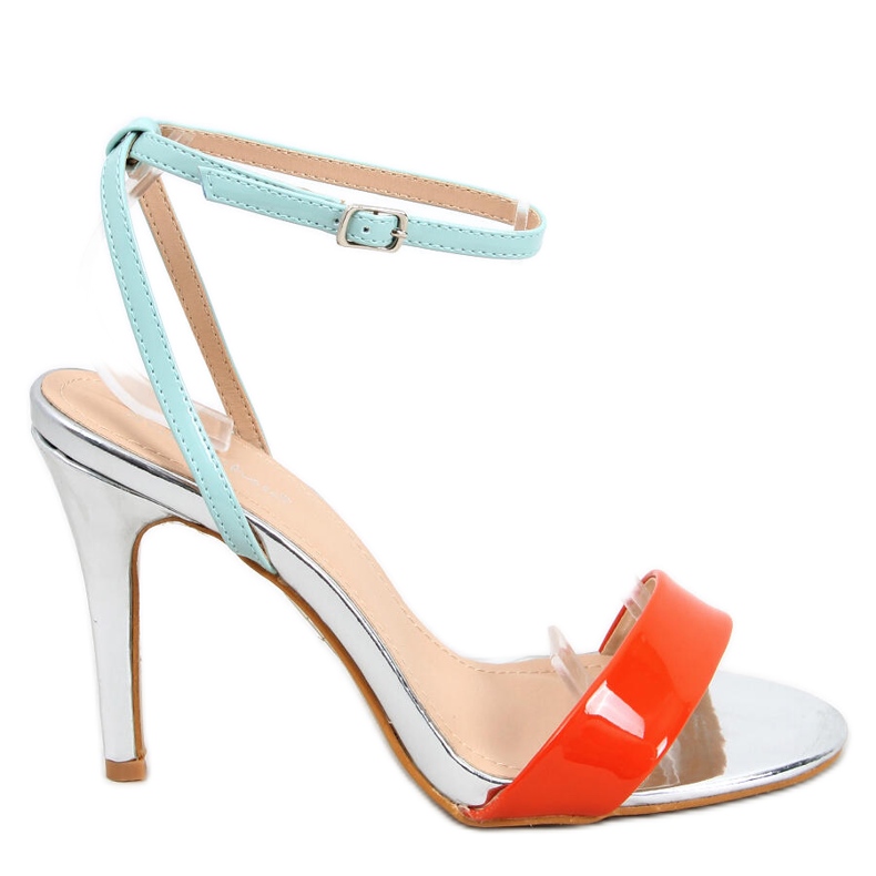 Nila Orange magas sarkú szandál narancssárga sokszínű