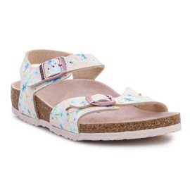 Birkenstock Rio Kids 1022232 Pasztell virágos szandál rózsaszín Birkenstock Rio Kids 1022232 Pasztell virágos szandál rózsaszín