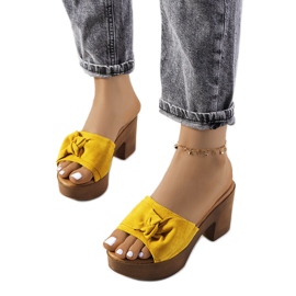 Sárga Sarthe magassarkú