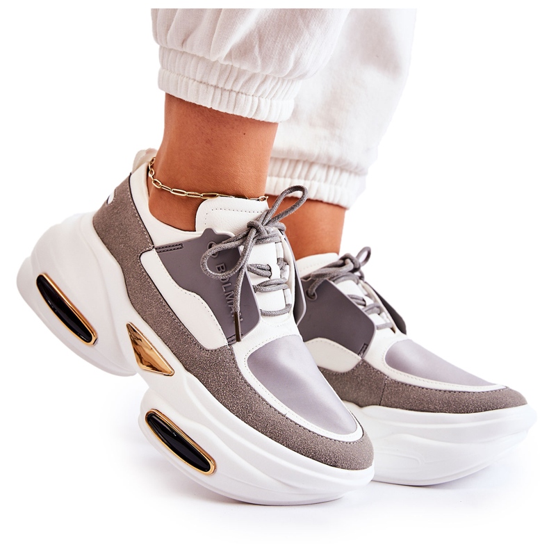 PS1 Női sportcipő fehér-szürke New Horizon