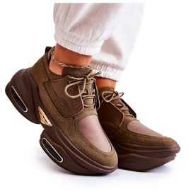 PS1 Női sportcipő Khaki New Horizon cipő barna