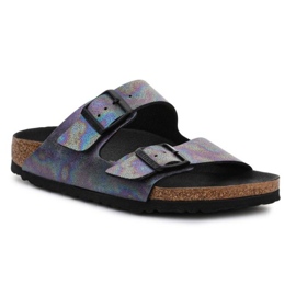Birkenstock Arizona W 1021251 Iriscent Black ibolya kék sokszínű Birkenstock Arizona W 1021251 Iriscent Black ibolya kék sokszínű