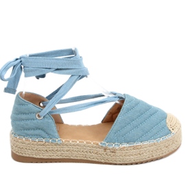 Freesia Blue bokáig érő espadrillák kék Freesia Blue bokáig érő espadrillák kék