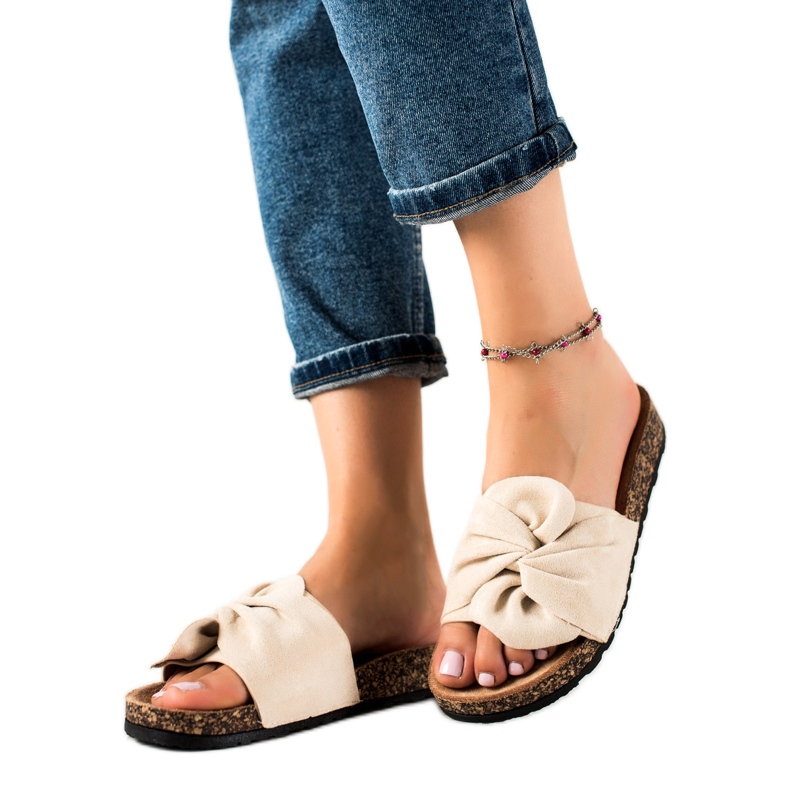 Seastar Kényelmes alkalmi papucsok bézs