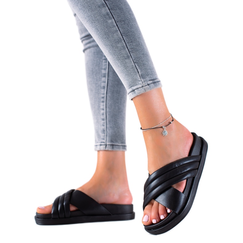 Cm Paris Alkalmi papucs fekete