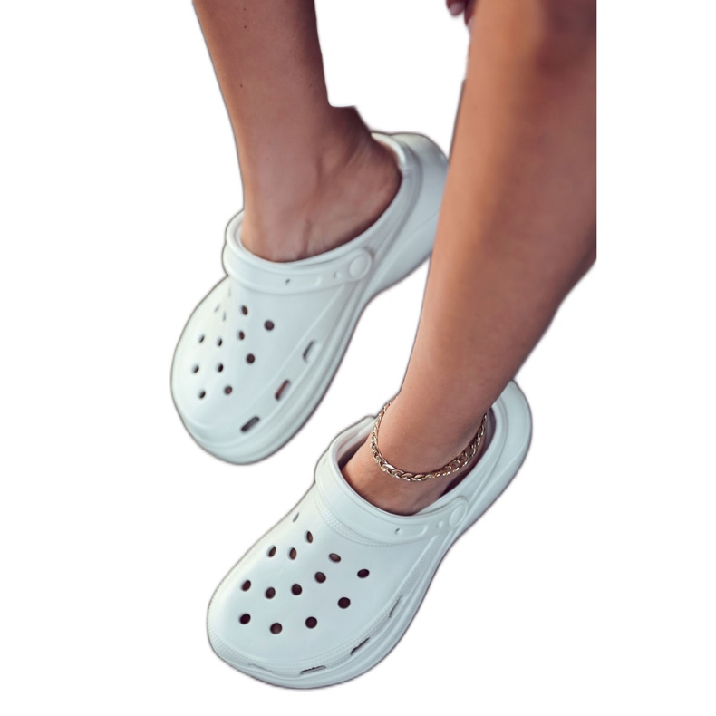 FS1 Női Crooks' Hab papucs, White Coline fehér