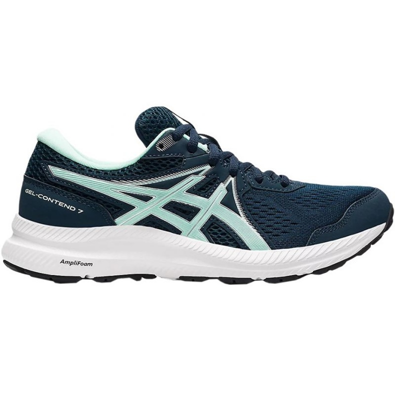 Asics Gel Contend 7 W 1012A911 407 futócipő sötétkék zöld