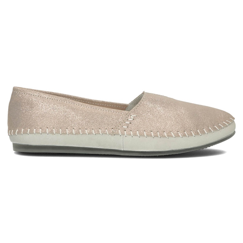 Bőr cipő Filippo DP031 / 22 Go golden szürke aranysárga