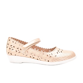 Cardosa arany áttört gyermek balerinák aranysárga Cardosa arany áttört gyermek balerinák aranysárga