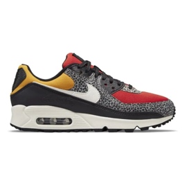 Nike Air Max 90 Se W DC9446-001 cipő fekete piros sokszínű sárga