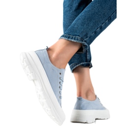 SHELOVET Kék Cipők A Platformon