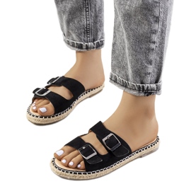 Fekete női Finnan papucs