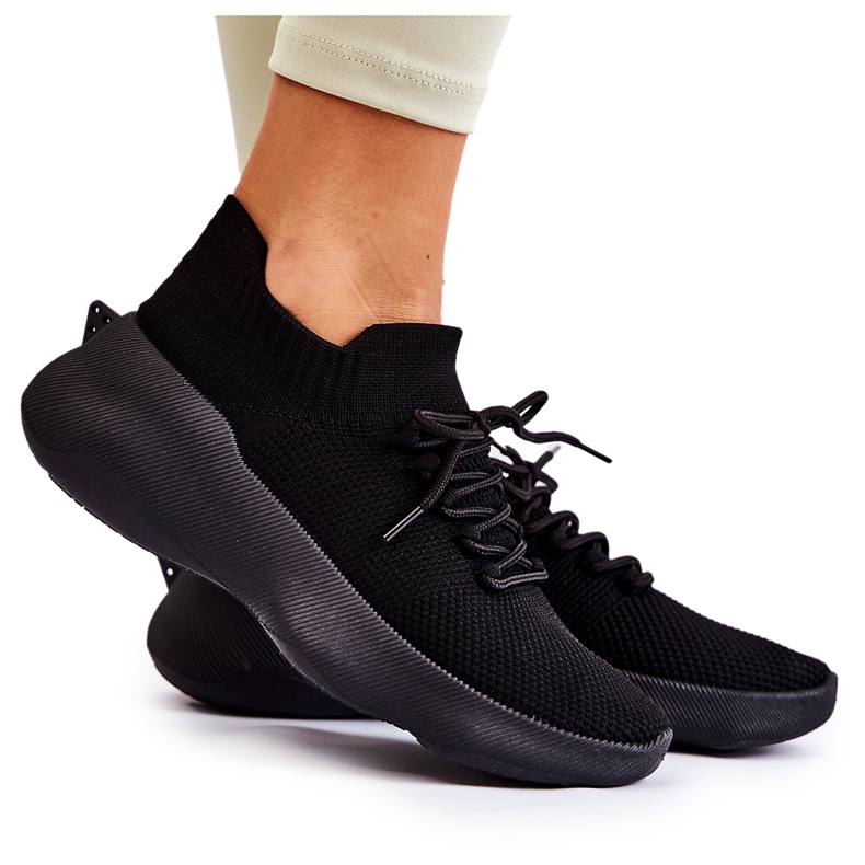 PS1 Fekete Dalmiro fekete női sportcipő