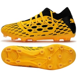 Puma Future 5.3 Netfit Hg M 105796 02 futballcipő sokszínű narancs és vörös