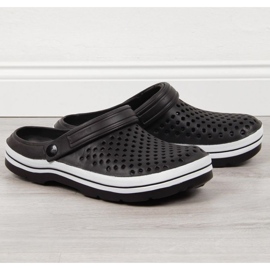 Hírek W EVE300A fekete áttört papucs