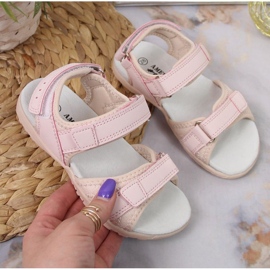 Tépőzáras szandál American Club Jr AM895A rózsaszín Tépőzáras szandál American Club Jr AM895A rózsaszín