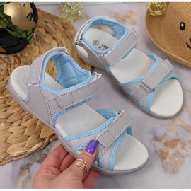 American Club Jr.AM898A tépőzáras szandál szürke American Club Jr.AM898A tépőzáras szandál szürke