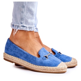 S.Barski Klasszikus női kék Oresa bebújós espadrillák S.Barski Klasszikus női kék Oresa bebújós espadrillák