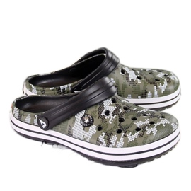 American Club W AM445B khaki habszivacs papucs fekete