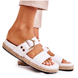 FB1 Divatos női fehér Penelope papucs FB1 Divatos női fehér Penelope papucs